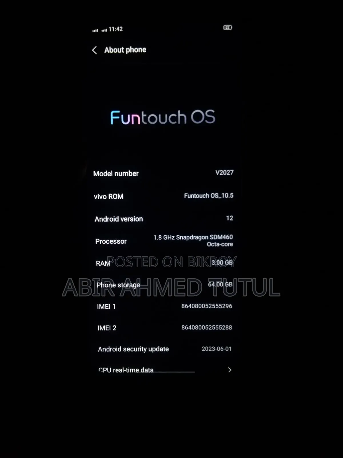 Vivo Y20 64 GB