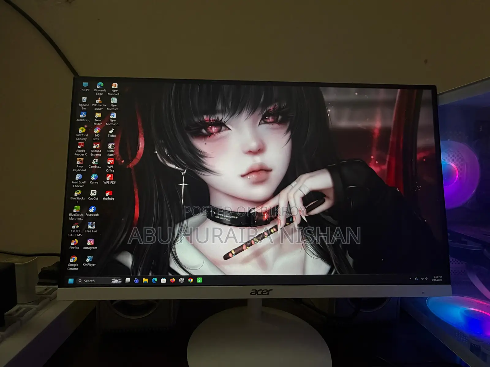 Desktop Computer MSI Model 16GB AMD Ryzen 7 SSD 512GB