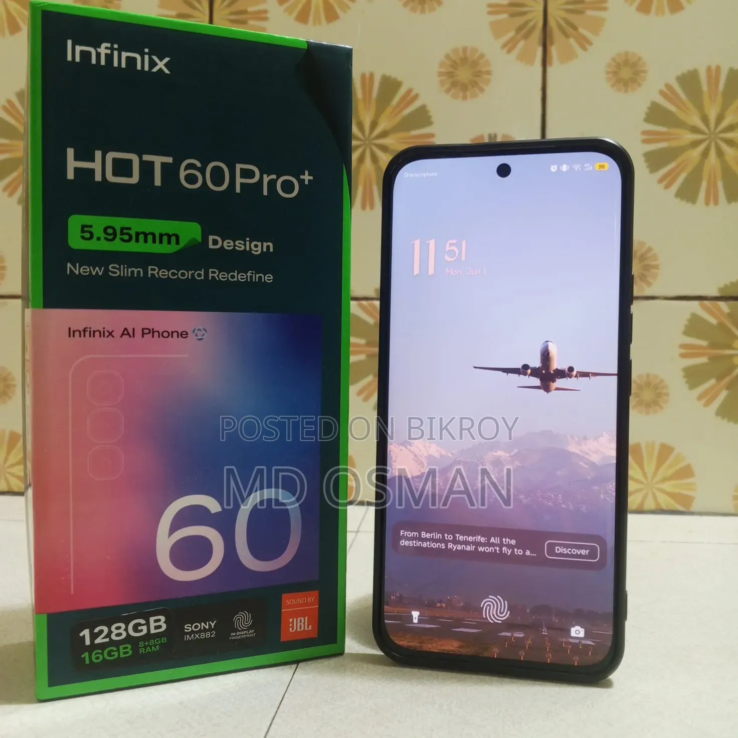 Infinix Hot 60 Pro+ 128 GB Silver