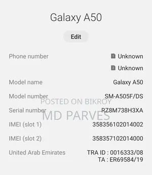 Samsung Galaxy A50 128 GB Black