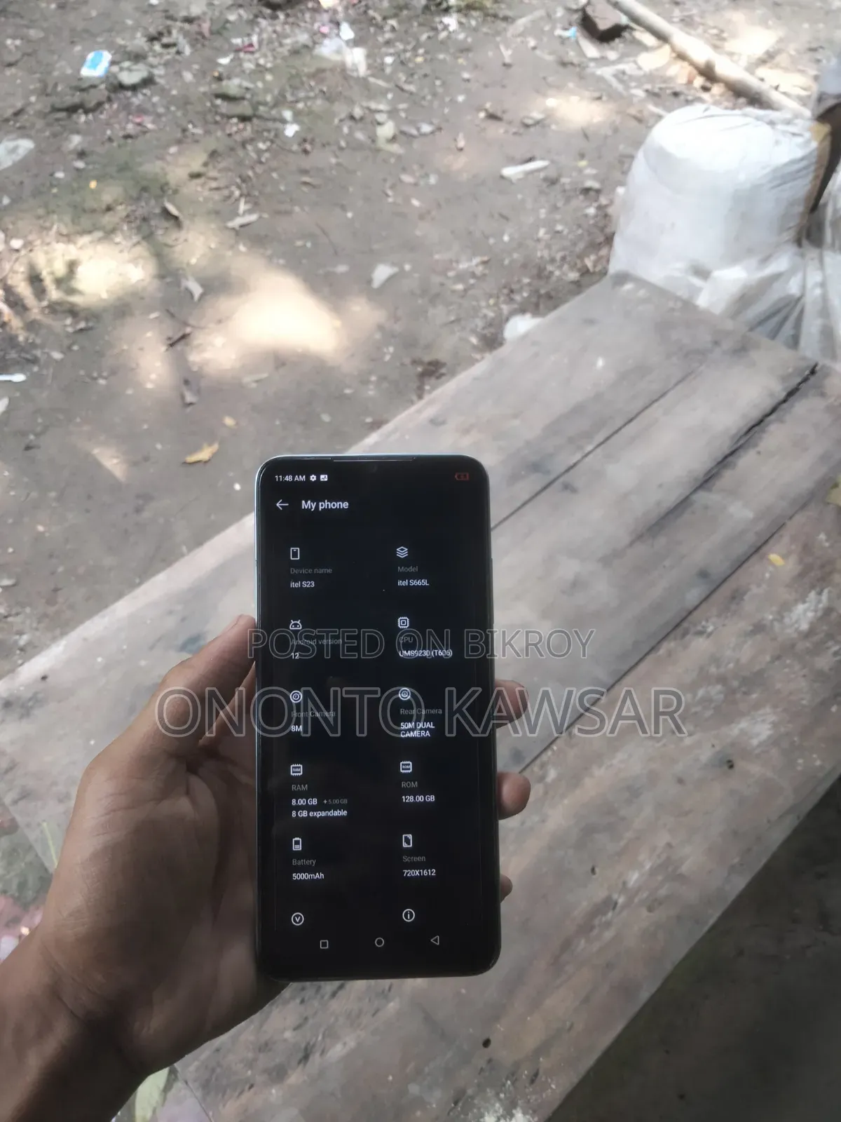 Itel S23 128 GB White