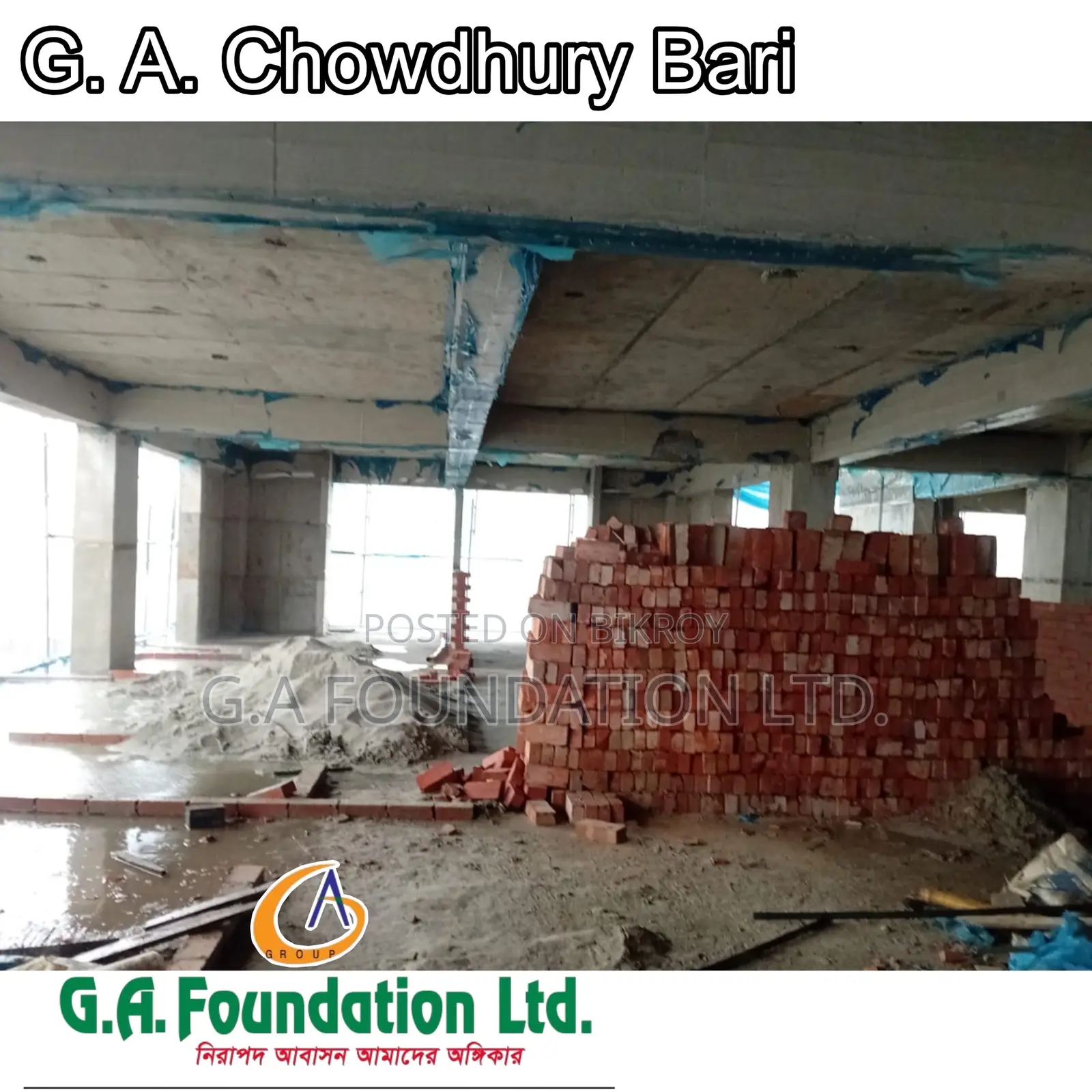 3-Bedroom Apartment in G. A. Chowdhury Bari, Mirpur for Sale