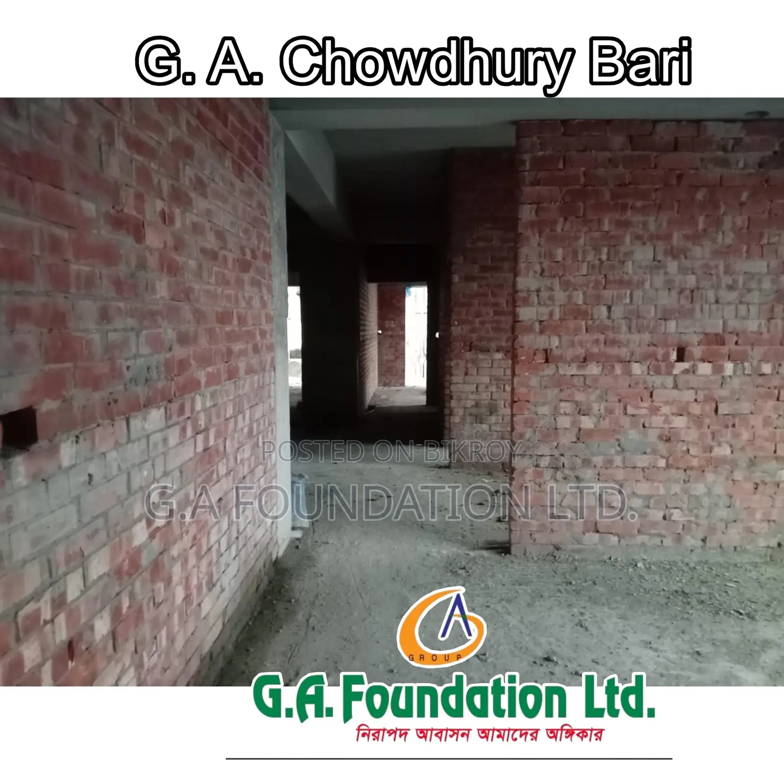3-Bedroom Apartment in G. A. Chowdhury Bari, Mirpur for Sale