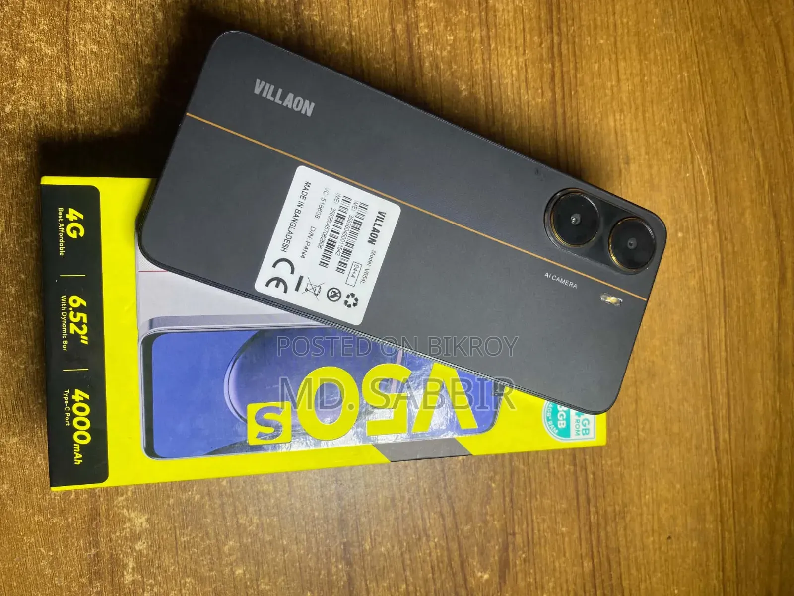 New Villaon V50s 64 GB Black