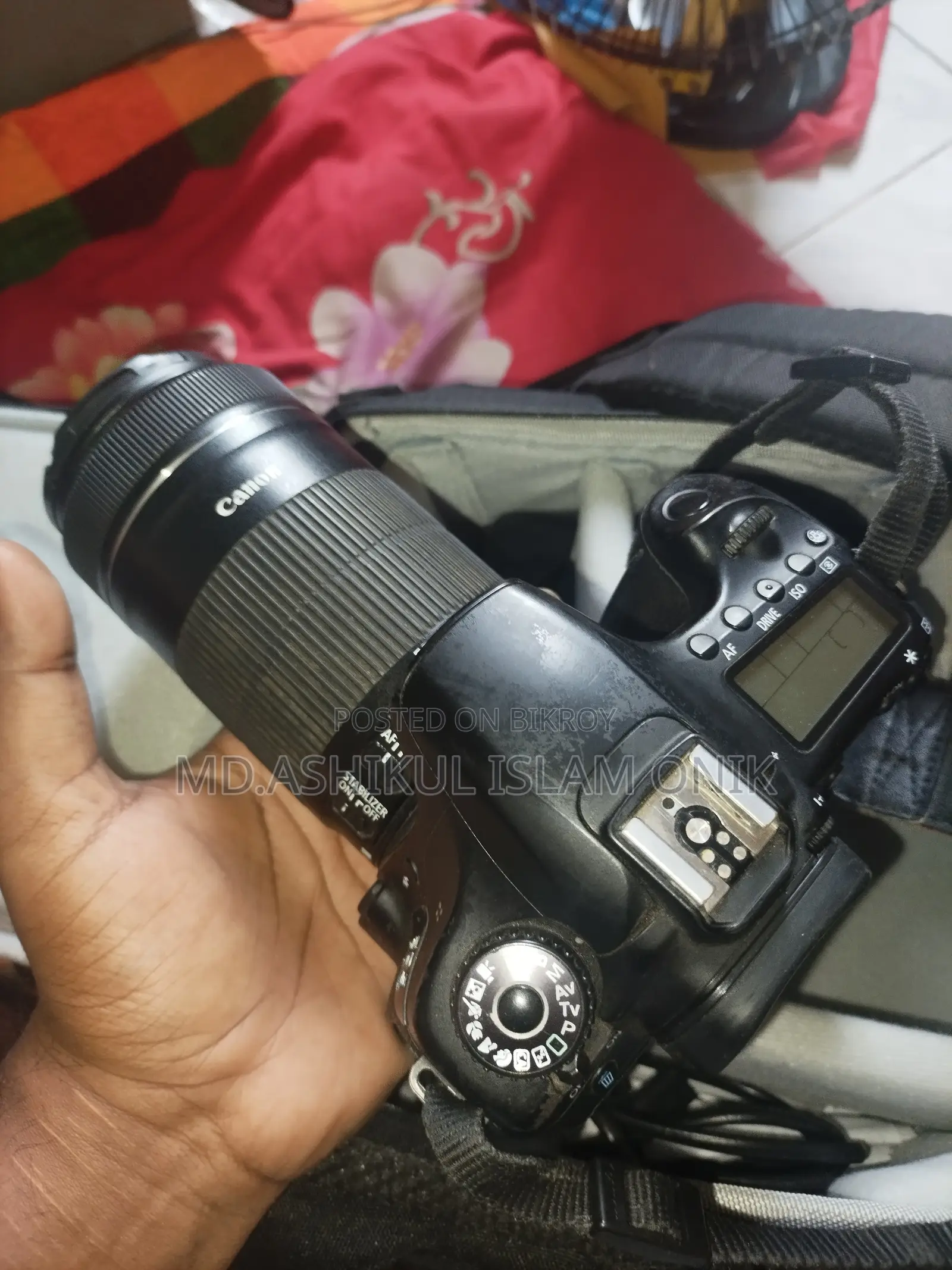 Canon EOS 60D DSLR Camera With EF-S 55-250mm Telephoto Zoom Lens