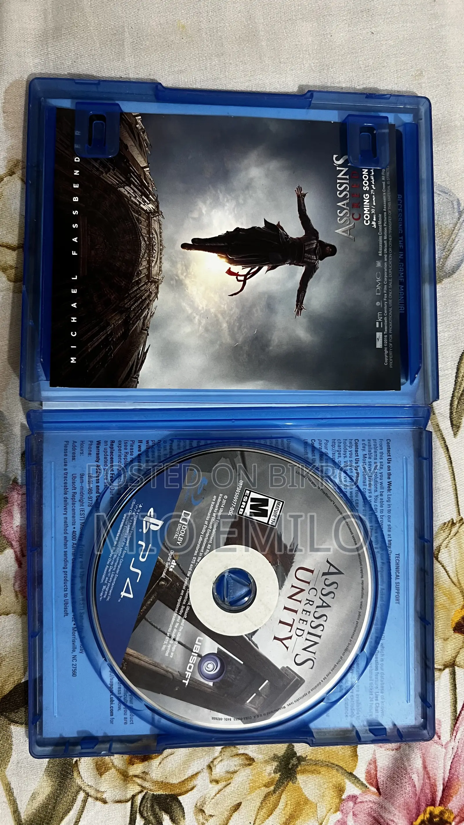 Assassin's Creed Unity (Ps4) - Mint Condition / Pristine Disc