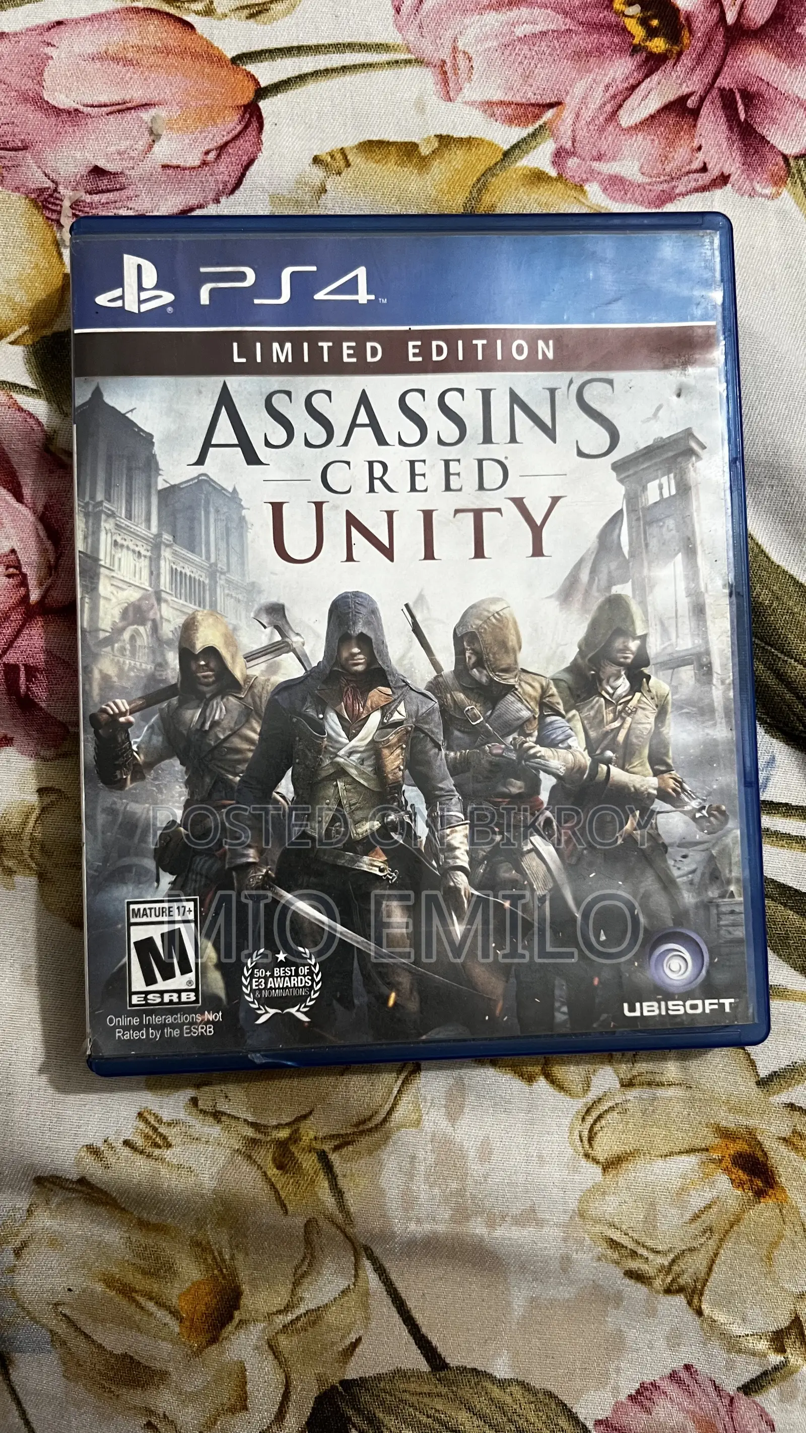 Assassin's Creed Unity (Ps4) - Mint Condition / Pristine Disc