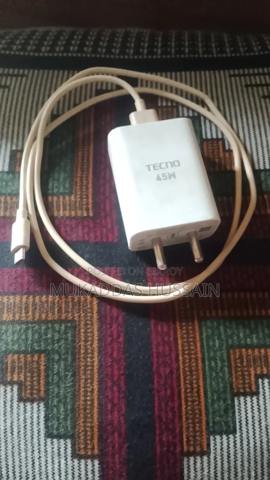 Infinix 45 Watt Original Charger (Hote 60i)