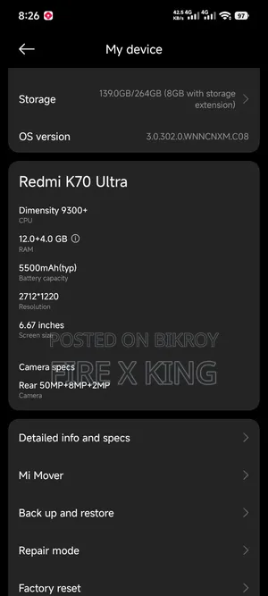 Xiaomi Redmi Pro 256 GB White