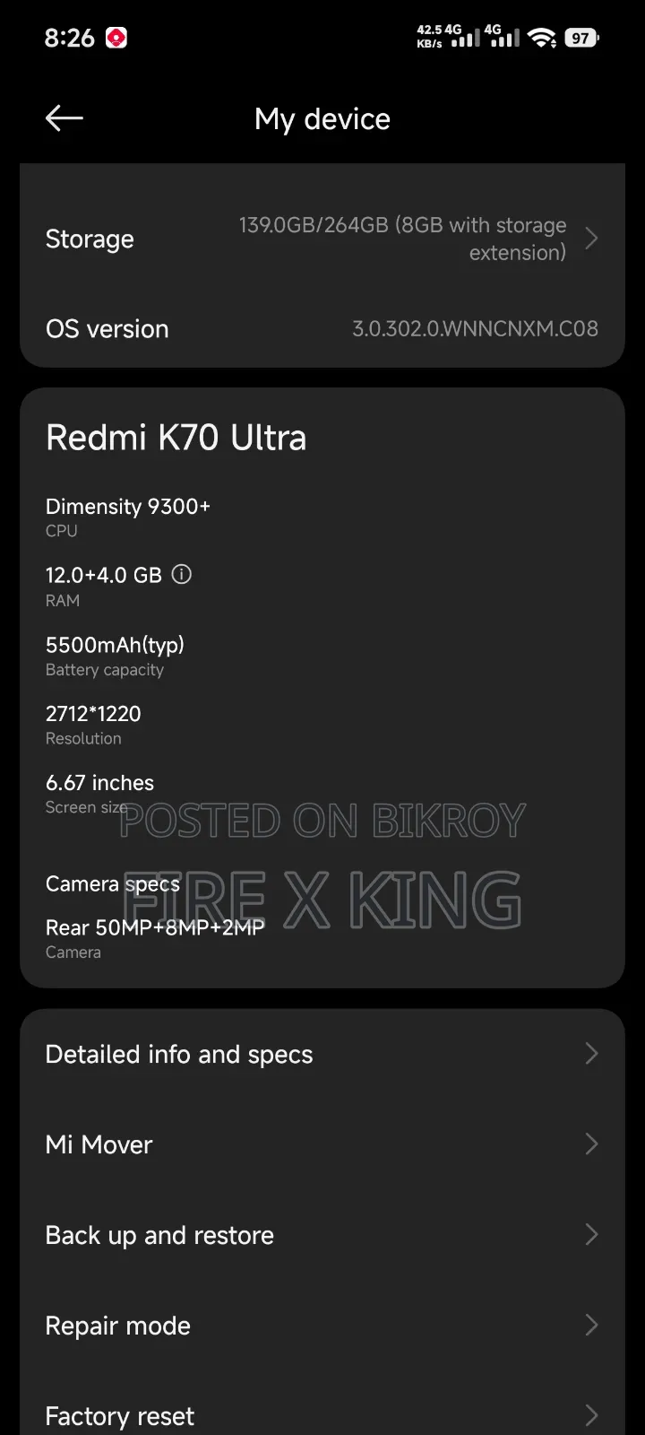 Xiaomi Redmi Pro 256 GB White