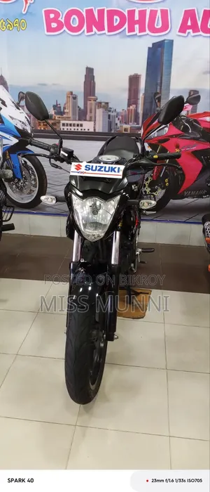 New Suzuki Gixxer Monotone 2022 Black