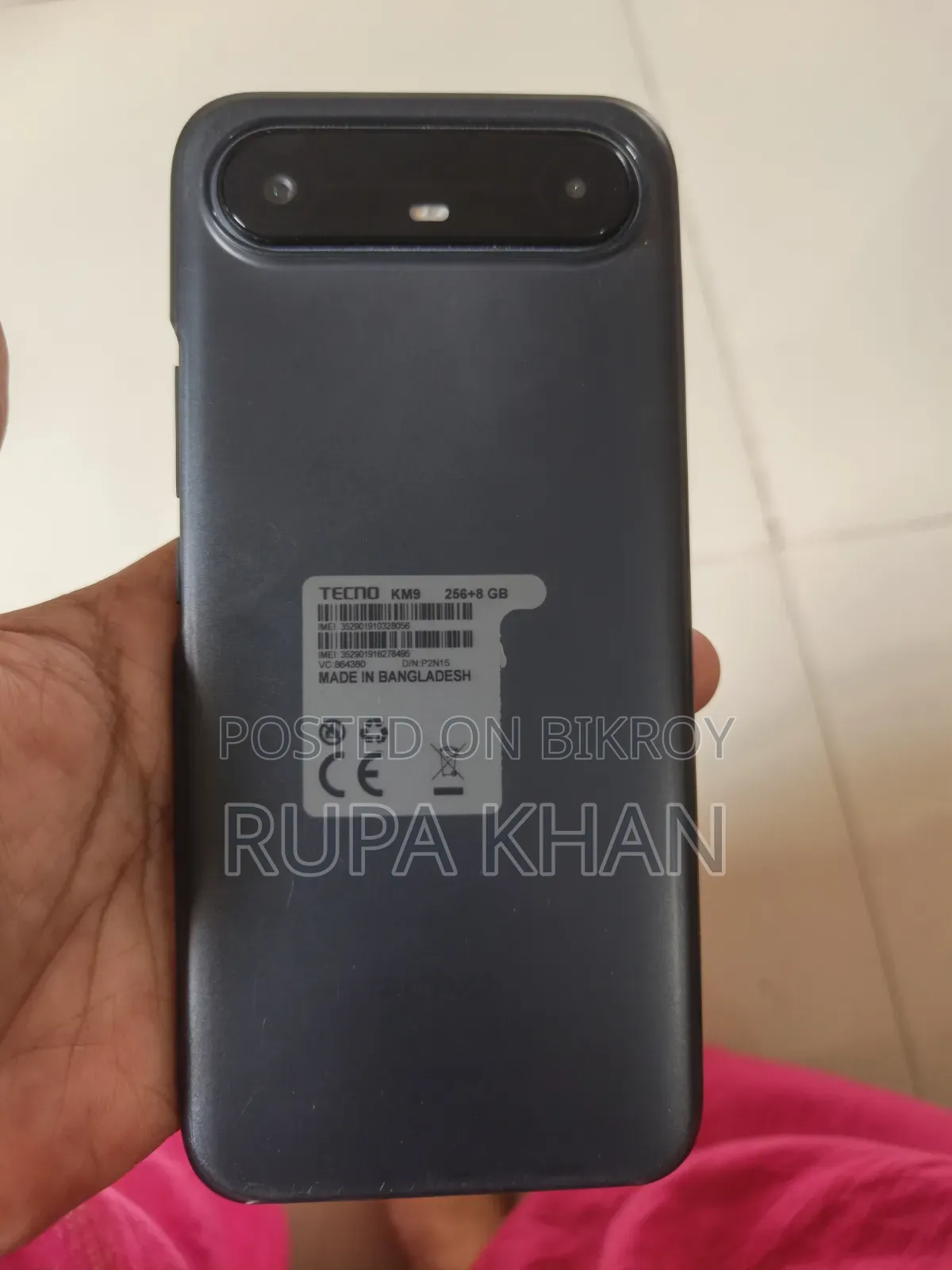 Tecno 256 GB Black
