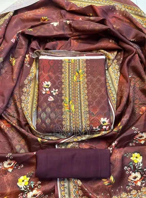 Three-piece silk fabric