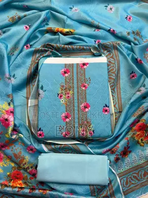 Three-piece silk fabric