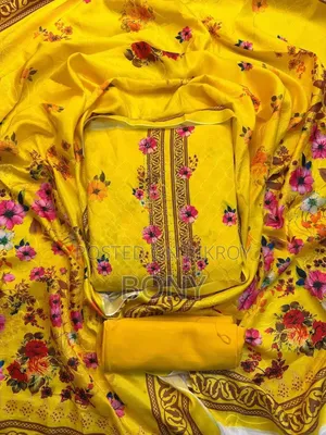Three-piece silk fabric
