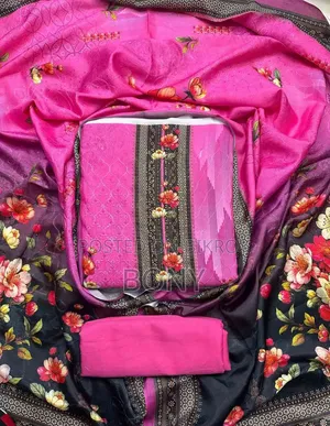 Three-piece silk fabric
