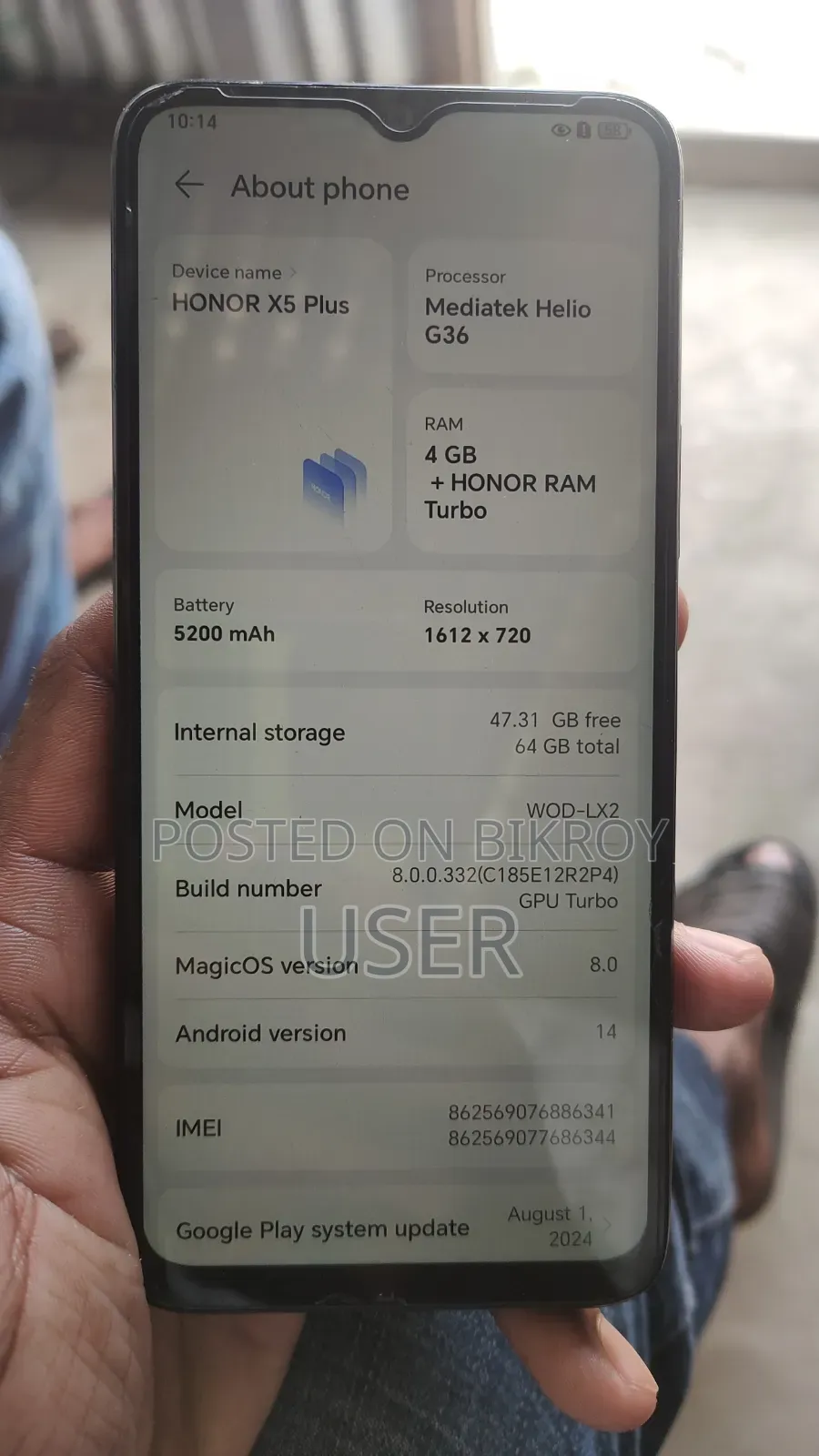 Honor X5c Plus 64 GB Black