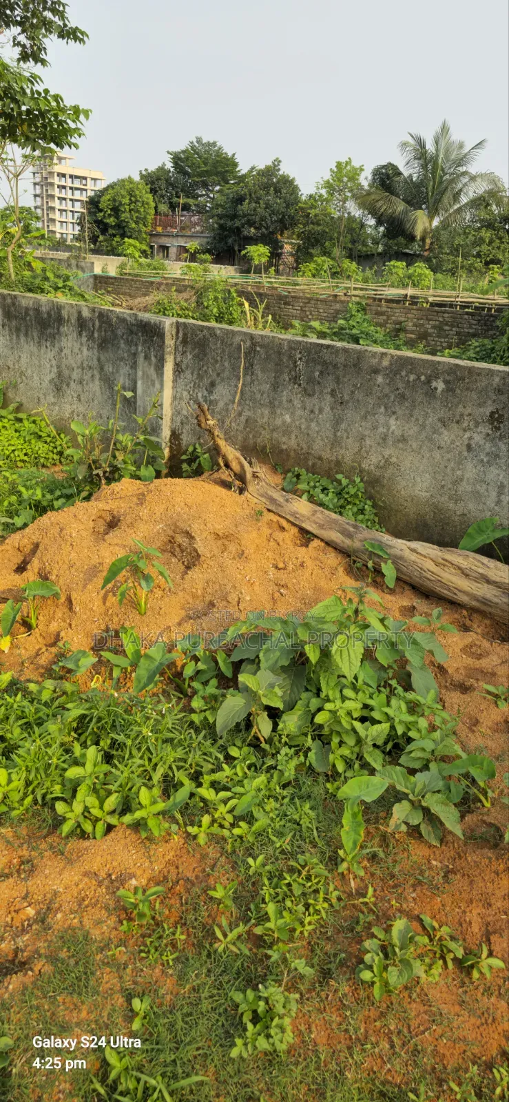 5 Katha plot for sale on Rajuk Purbachal Lakeview Road