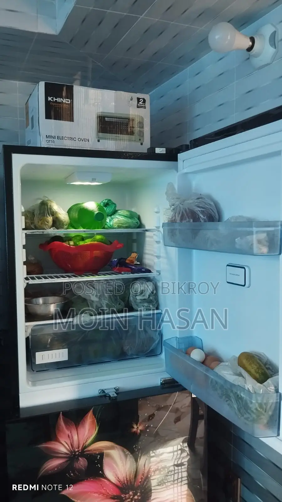 Konka Refrigerator 2-door, Bottom Freezer (230 Ltr)