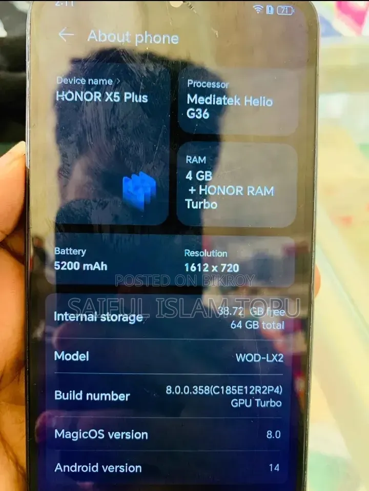 Honor X5 32 GB Black
