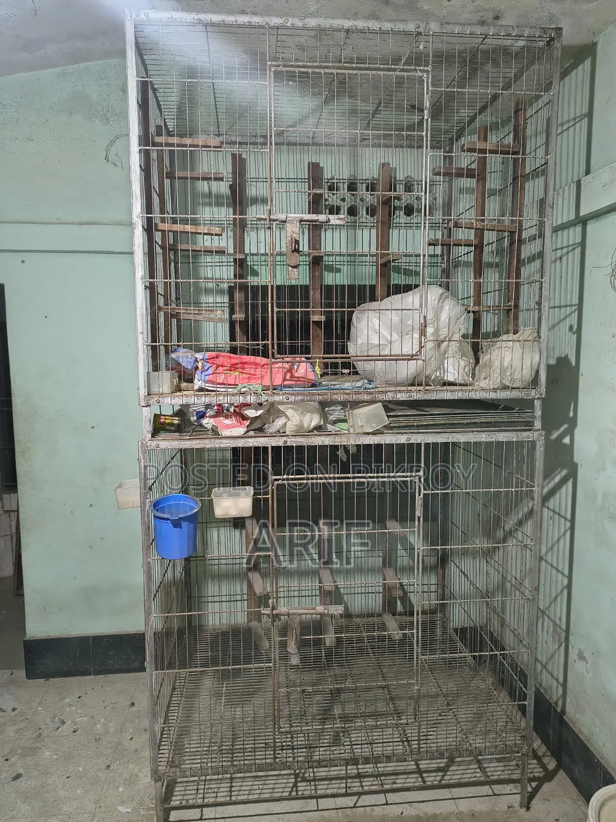 2 pieces of nut system cages for sale.