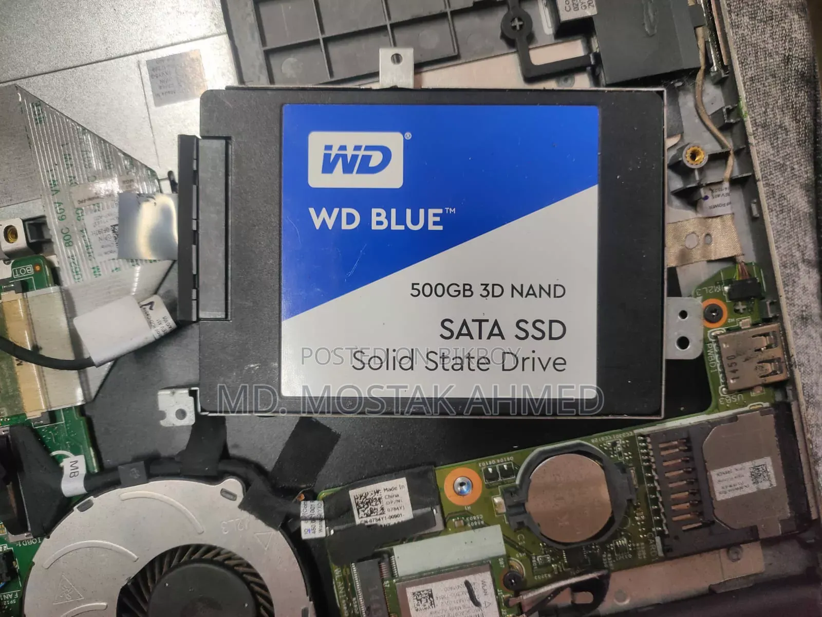 Western Digital Blue 500GB SATA SSD