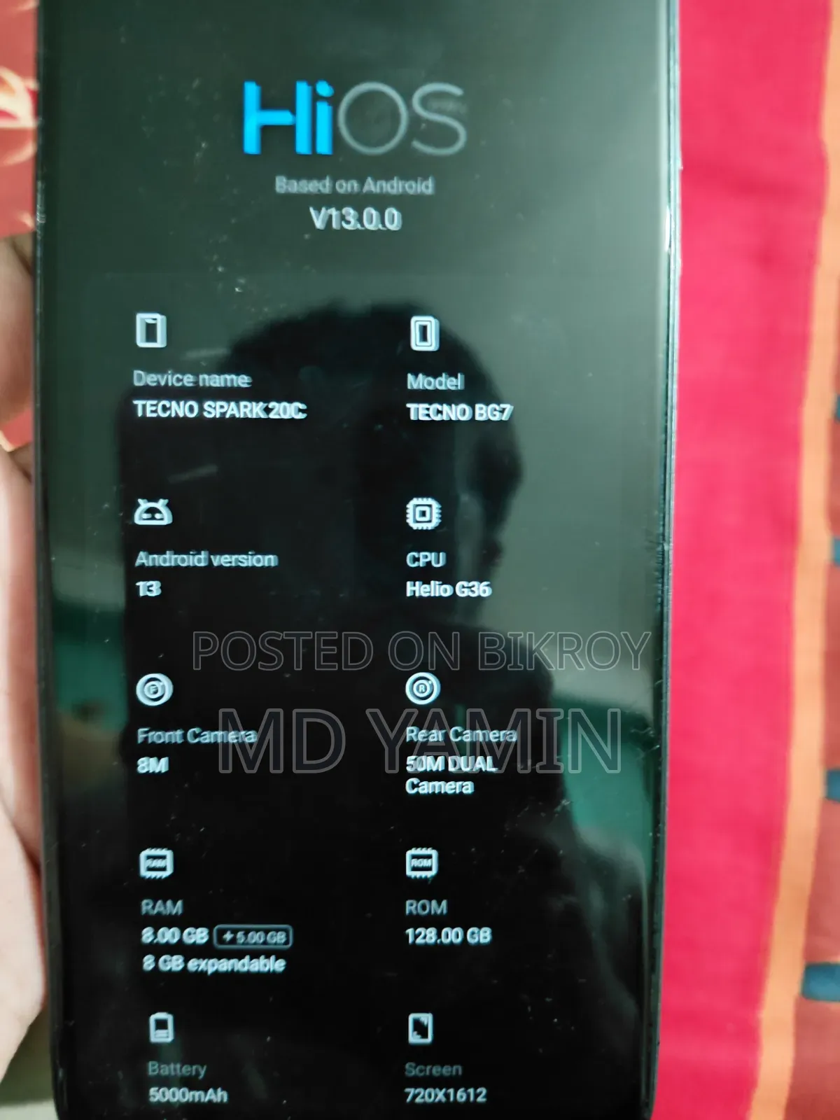 Tecno Spark 20C 128 GB Black