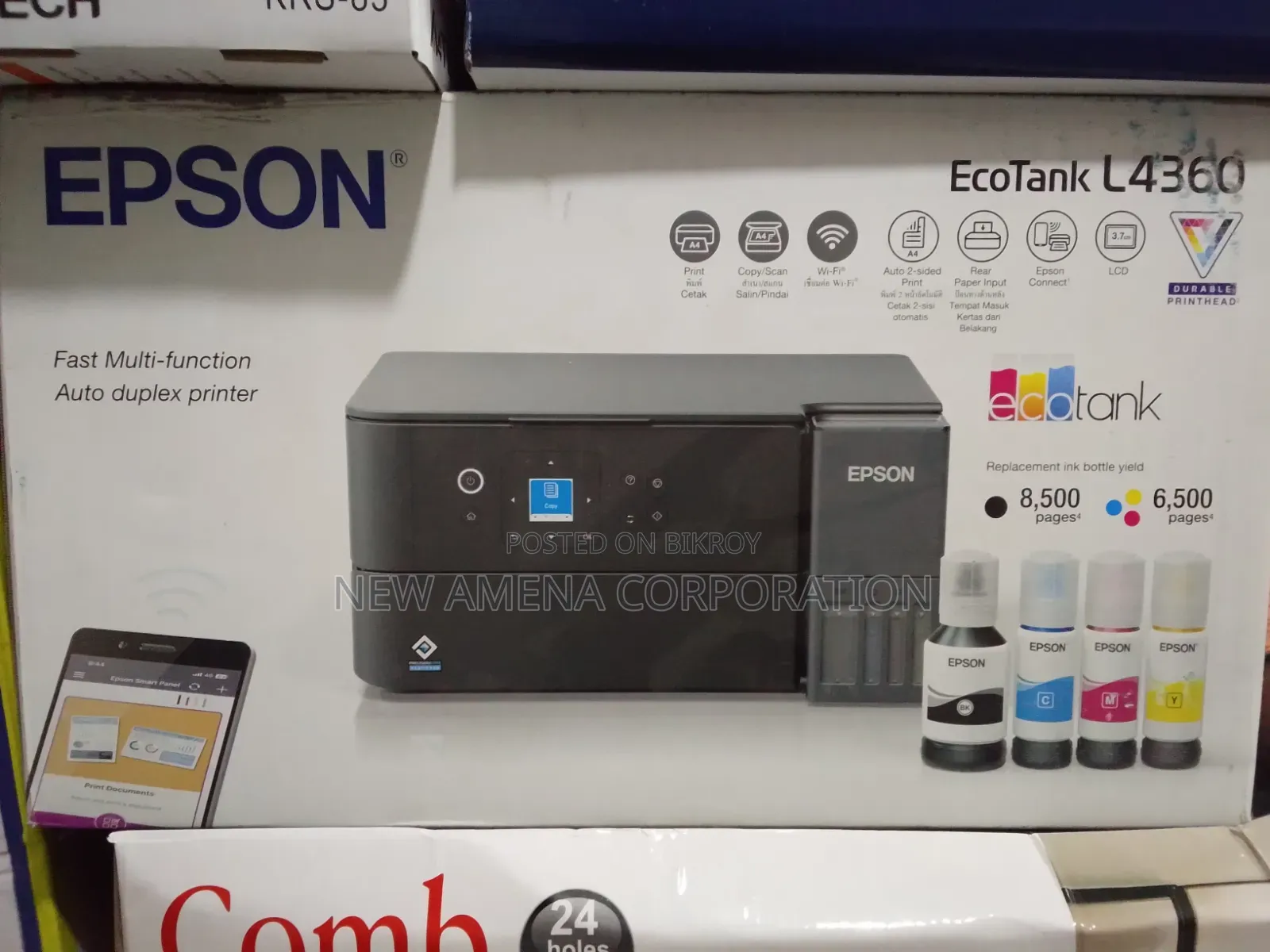 Epson Ecotank L4360 Wi-Fi Printer – Fast, Smart Low Cost Printing