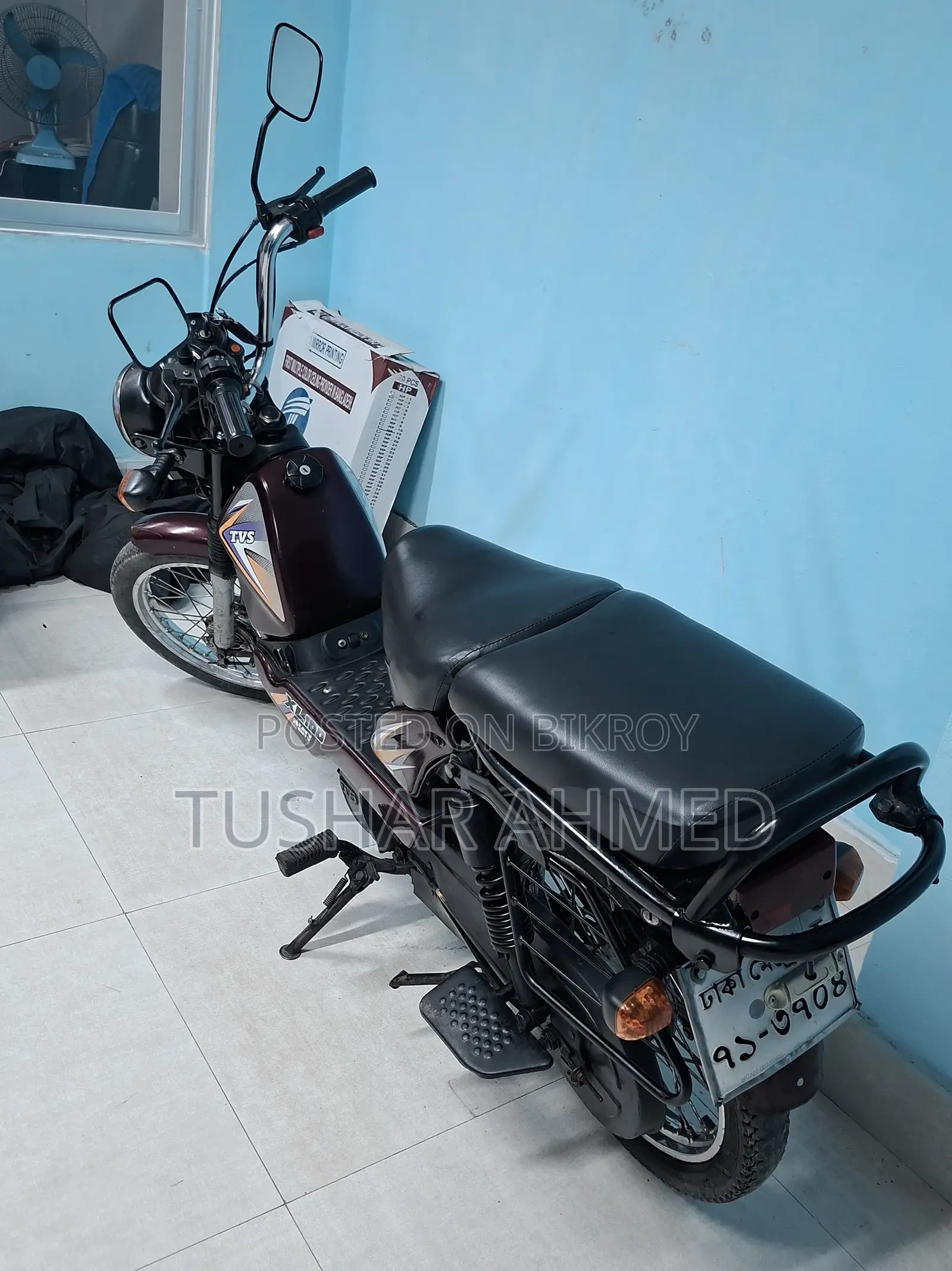 টিভিএস এক্সএল ১০০ ২০২২ কালো