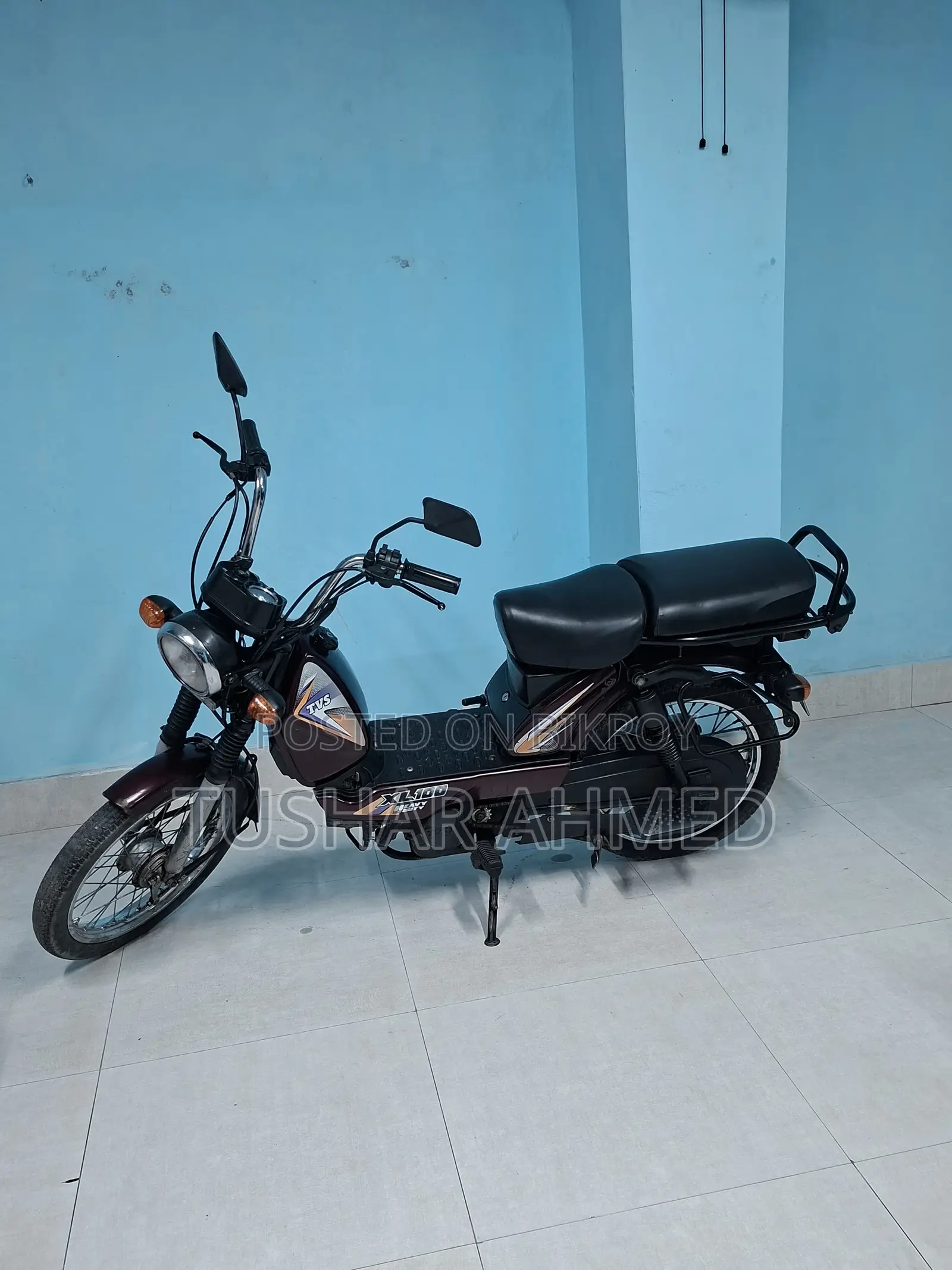 টিভিএস এক্সএল ১০০ ২০২২ কালো