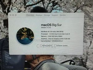 Laptop Apple MacBook Air 2013 4GB Intel Core I5 HDD 128GB