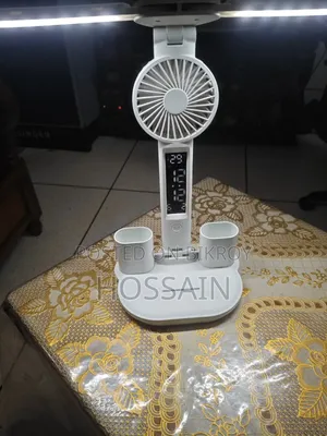 4-in-1 Study Table Lamp With Fan and Digital Display