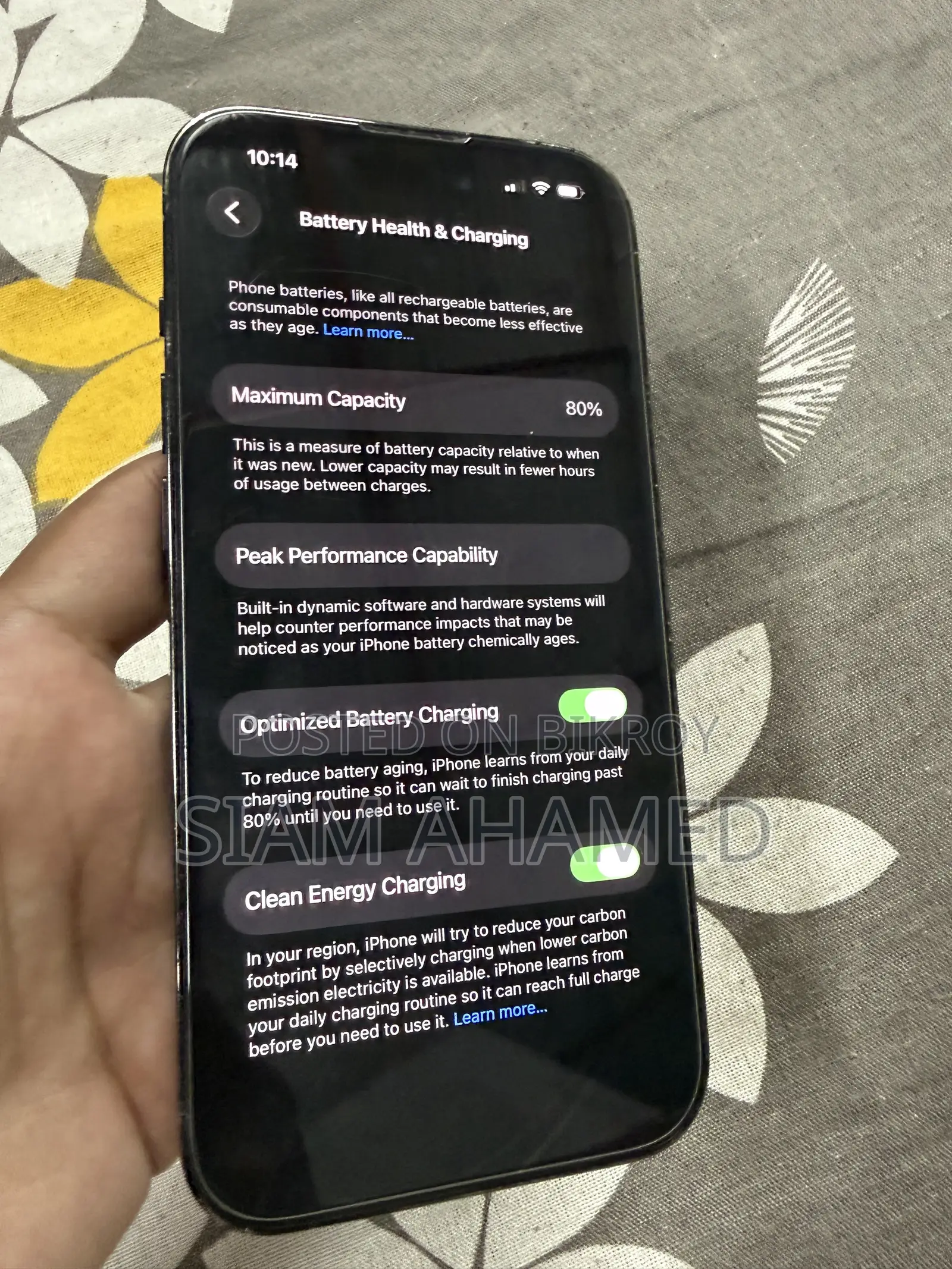 অ্যাপল আইফোন ১৪ প্রো ১২৮ জিবি ব্ল্যাক