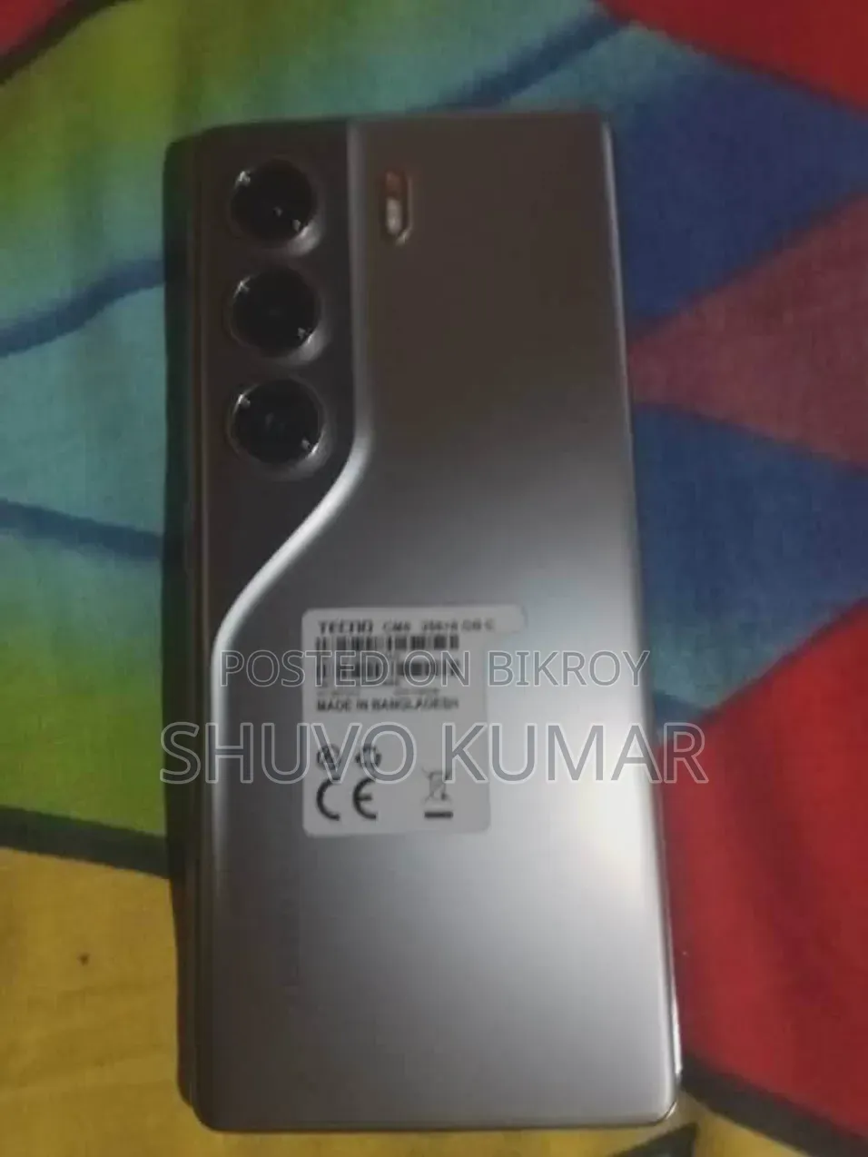 Tecno Camon 40 Pro 4G 256 GB Silver