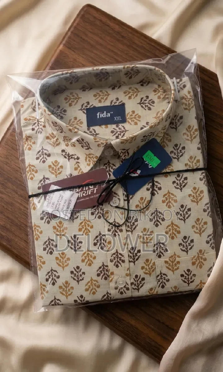 Half Sleeve Cotton Shirt for Men's