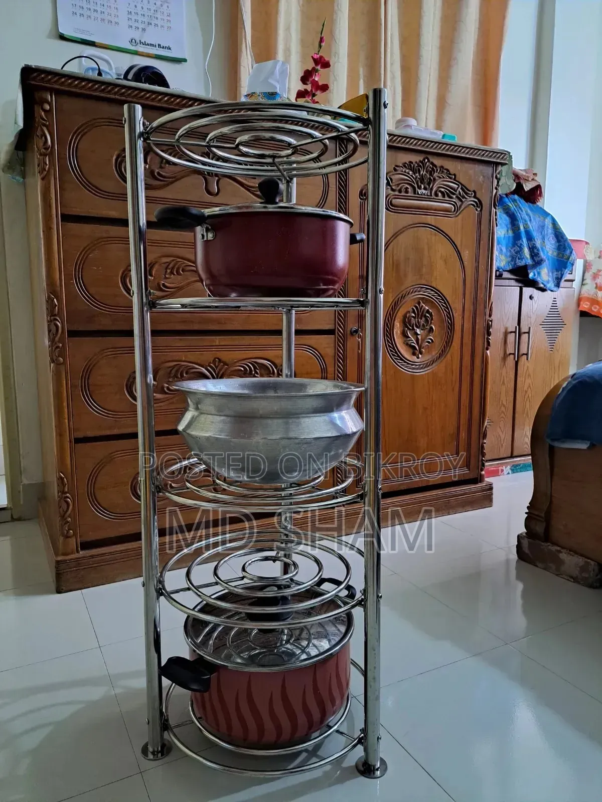 SS Pot Rack.