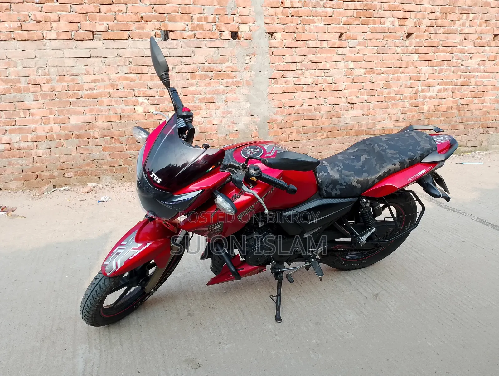 TVS Apache RTR 160 2V 2018 Red