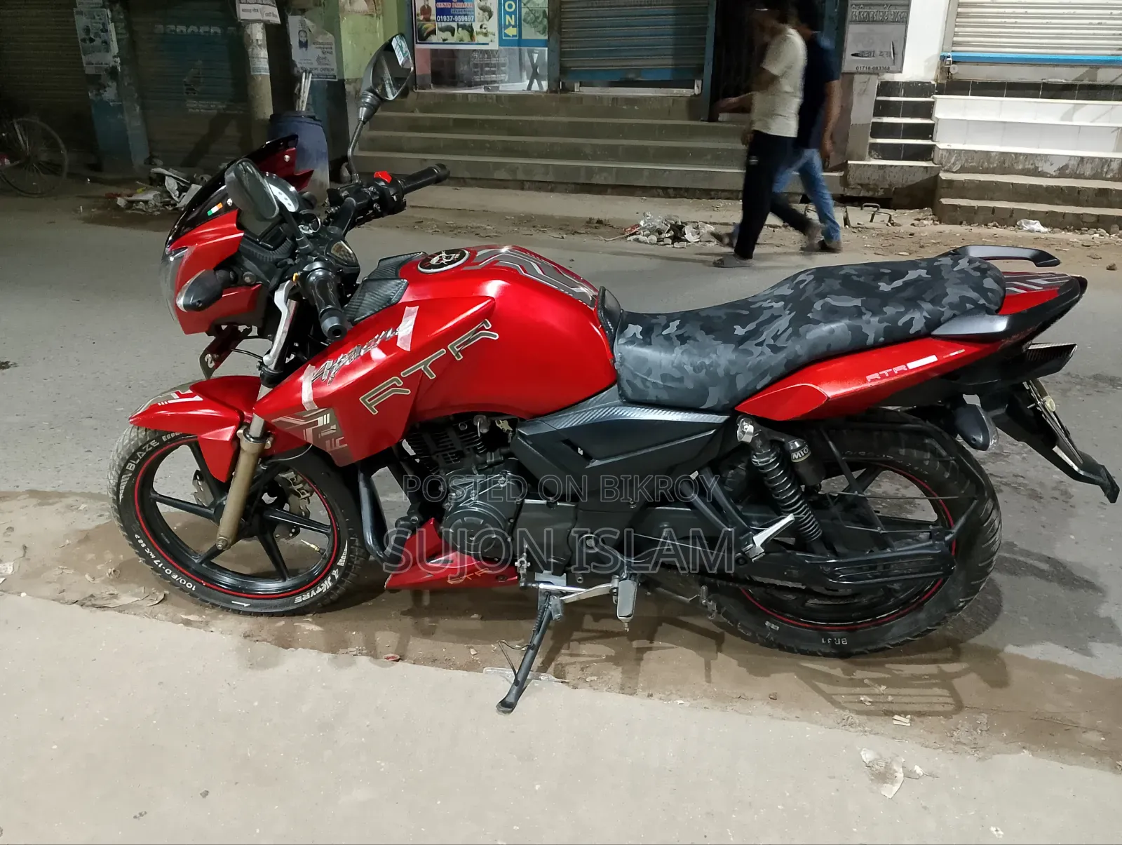 TVS Apache RTR 160 2V 2018 Red