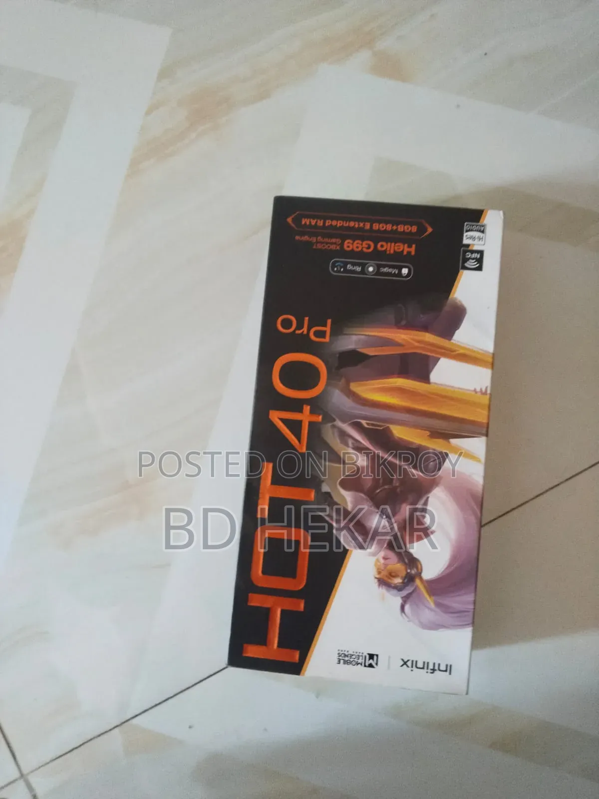 Infinix Hot 40 Pro 128 GB Black