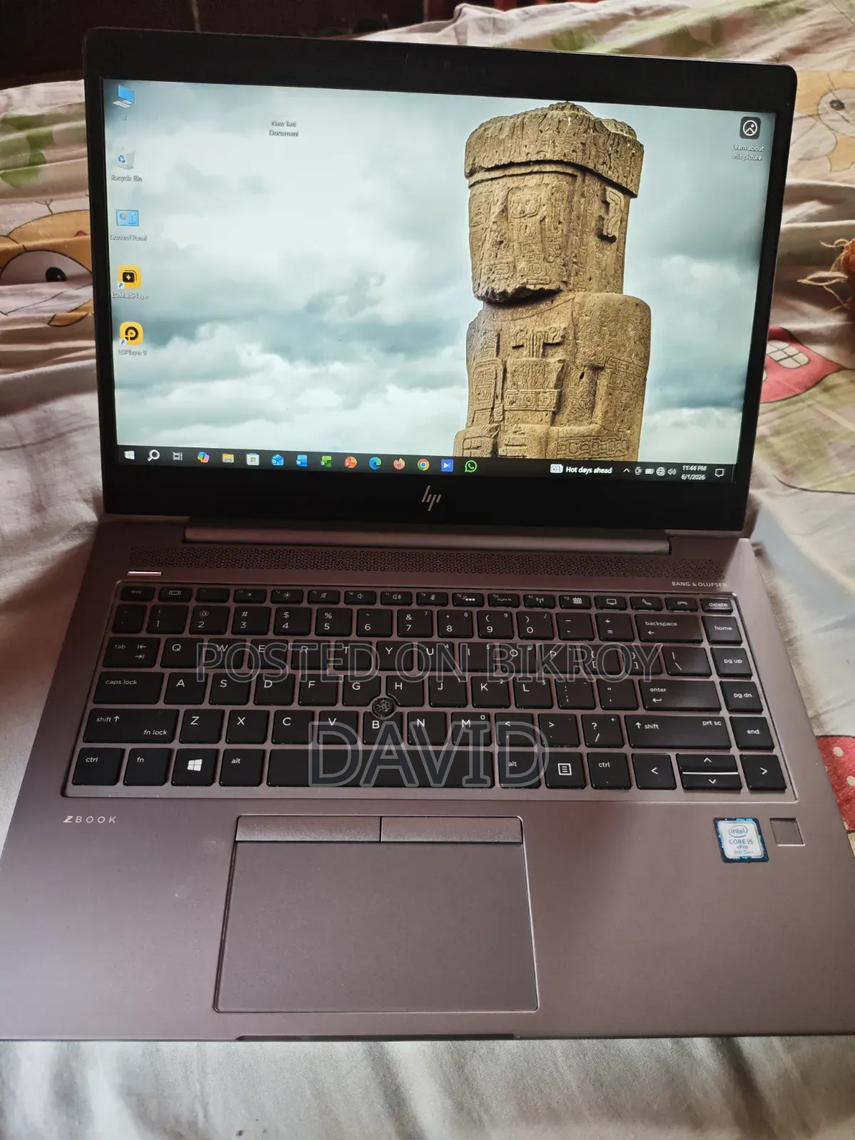 Laptop HP 16GB Intel Core I5 SSD 256GB