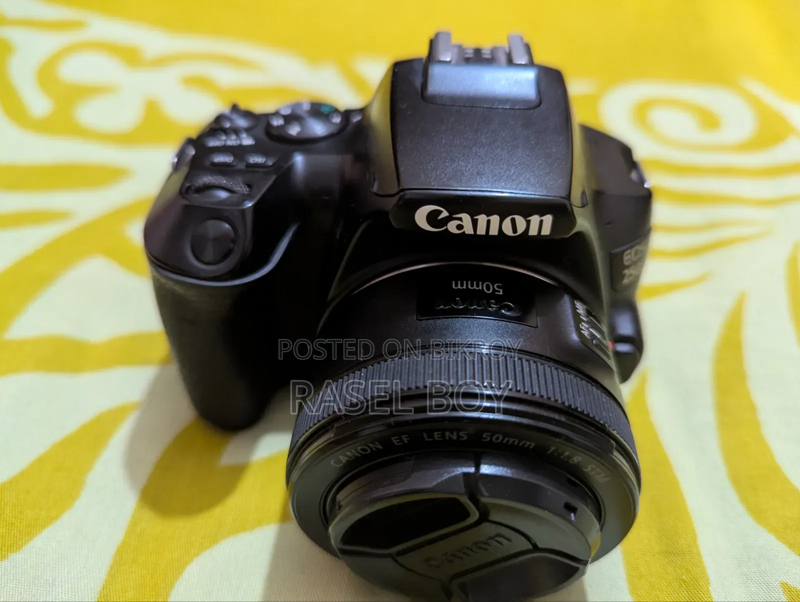 Canon 250d With 50mm/18-55mm Free