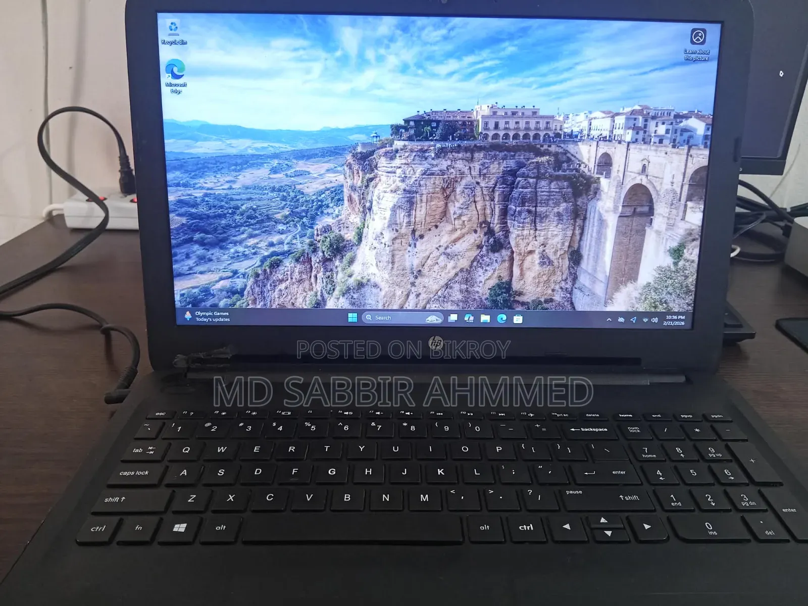 Laptop HP 15 8GB Intel Core I5 SSD 128GB