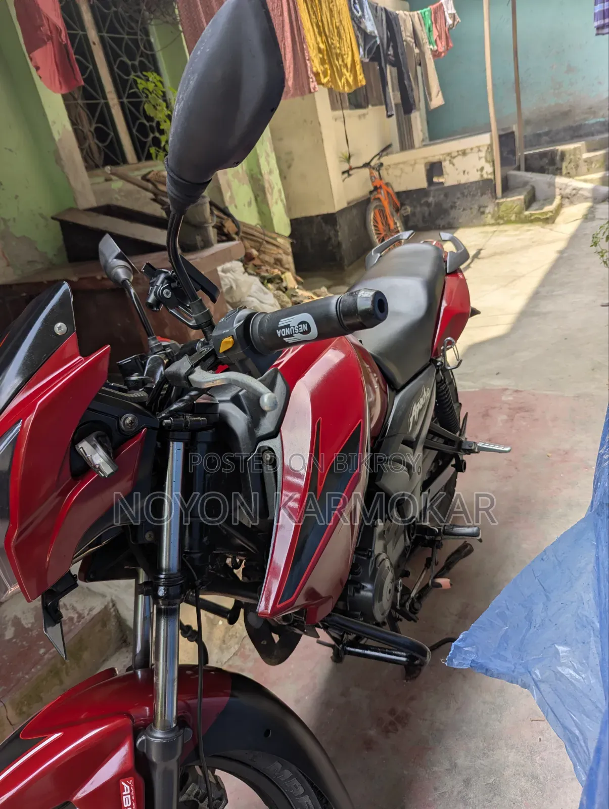 টিভিএস অ্যাপাচি আরটিআর ১৬০ ২ভি ২০১৪ রেড