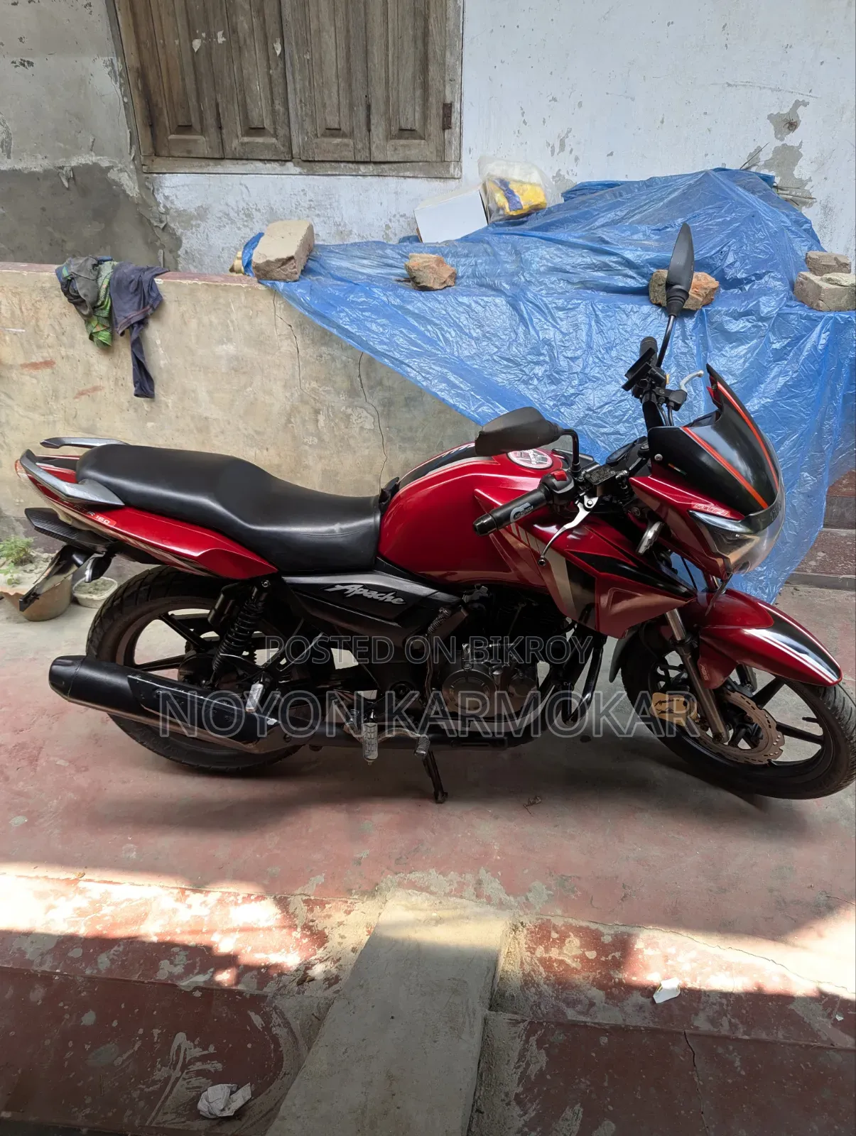 টিভিএস অ্যাপাচি আরটিআর ১৬০ ২ভি ২০১৪ রেড