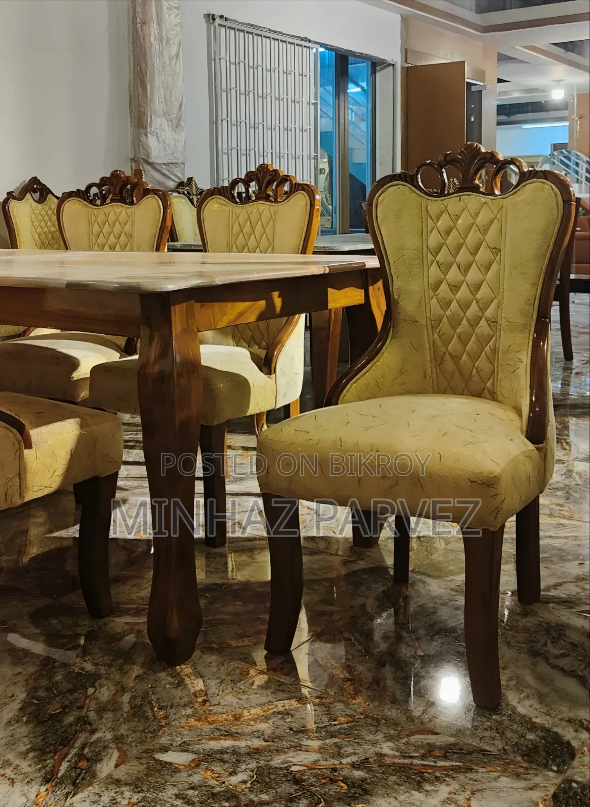 Marble Top Dining Set