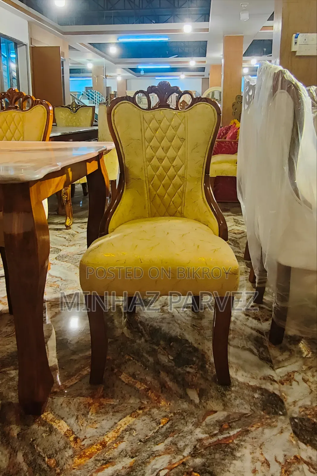 Marble Top Dining Set