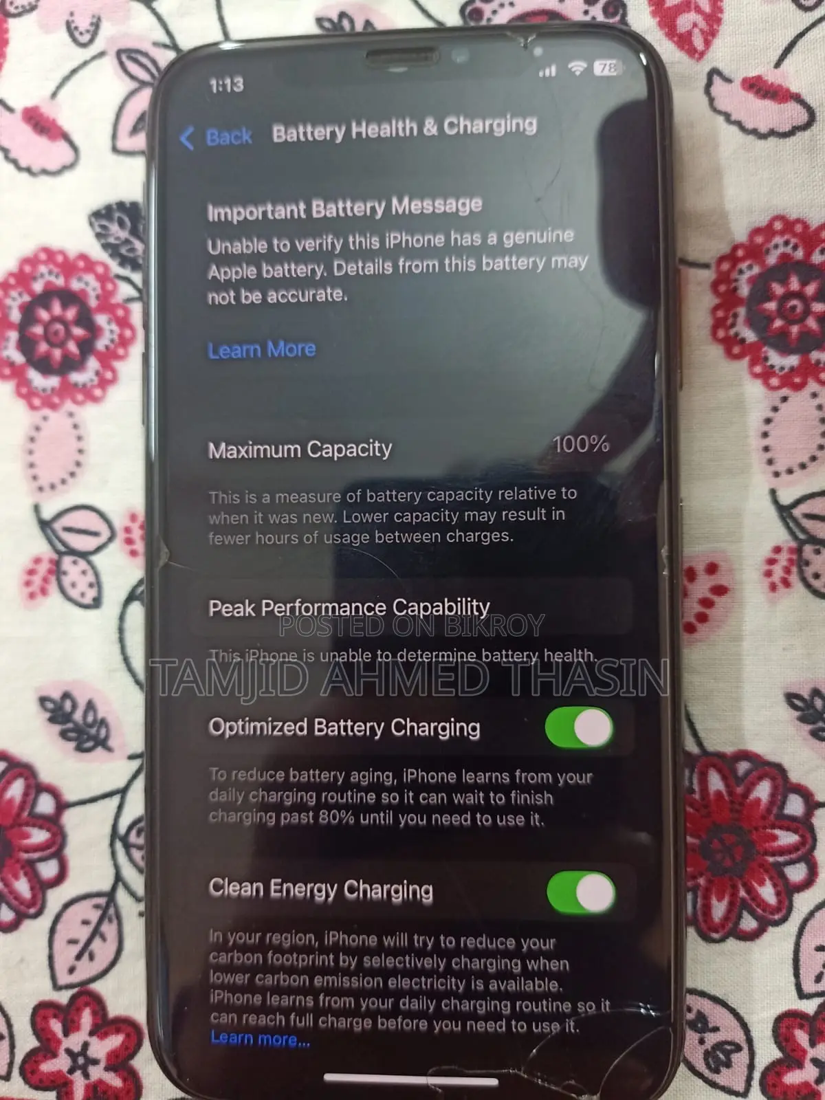 Apple iPhone XS 64 GB Black