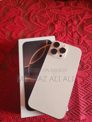 অ্যাপল আইফোন ১৬ প্রো ম্যাক্স ২৫৬ জিবি গোল্ড