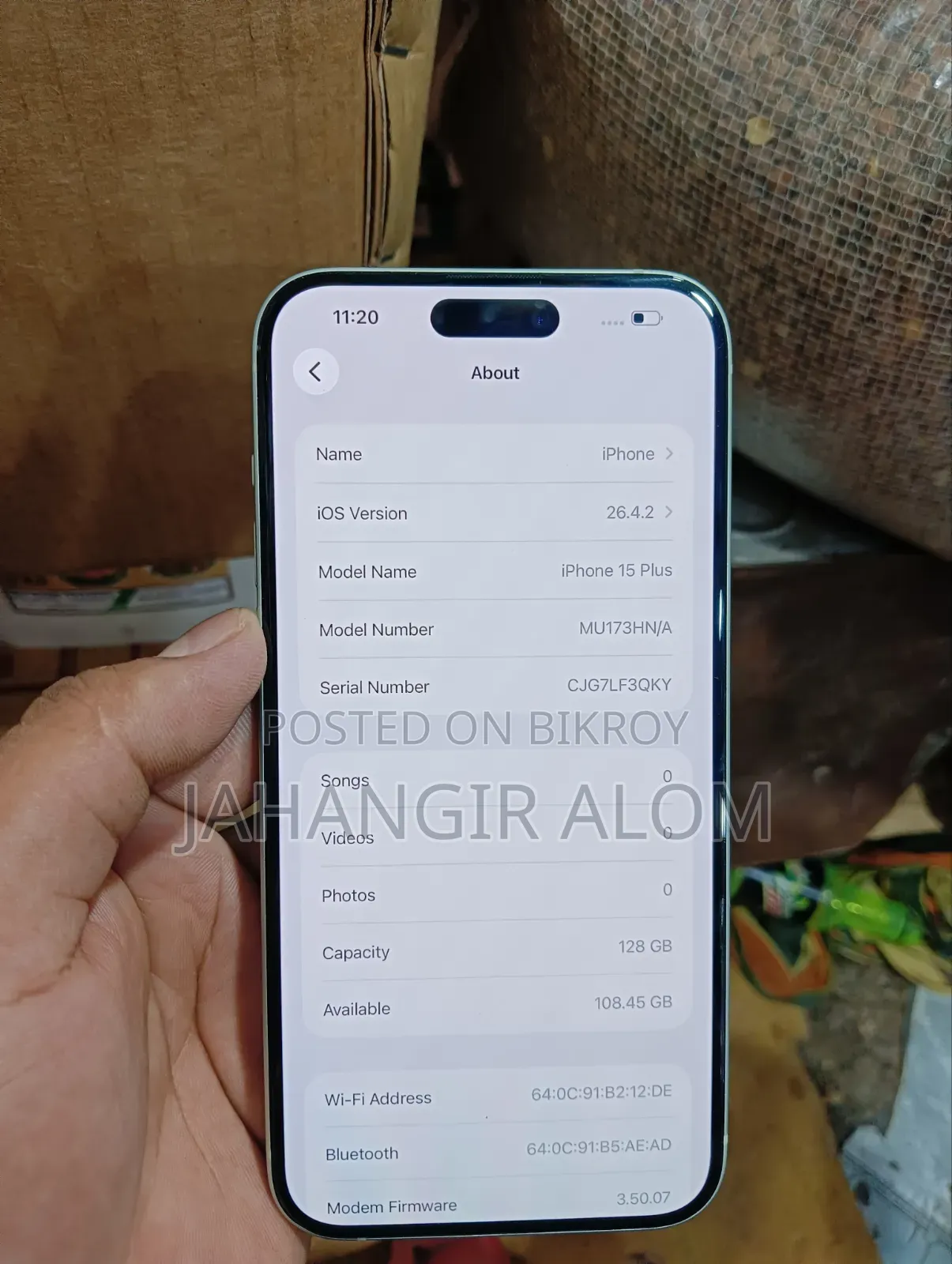 Apple iPhone 15 Plus 128 GB Blue