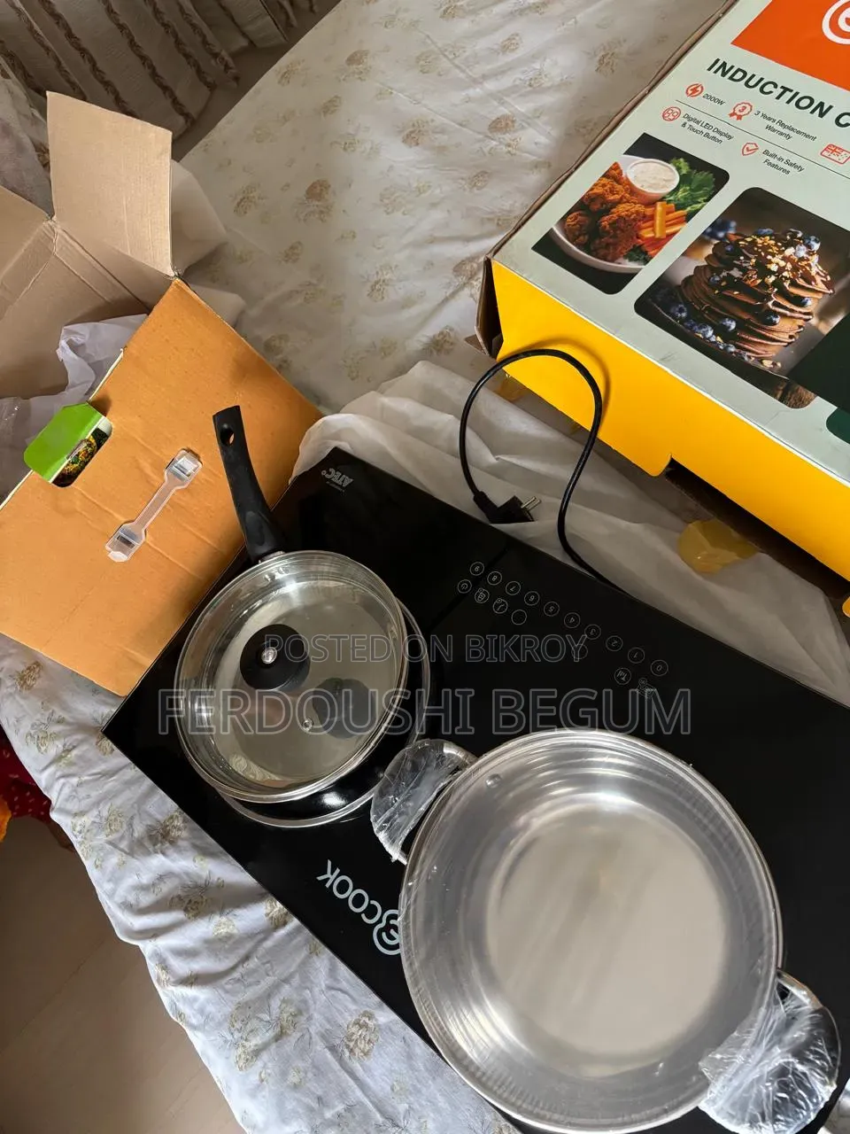Brand New Ecook Electric Stove for Sale - Fixed Price 12,500 Tk